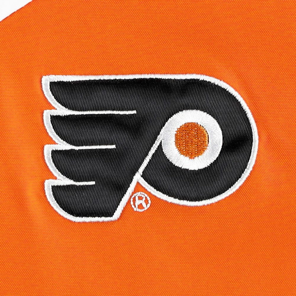 Philadelphia Flyers Tommy Hilfiger Women's Staci Half-Zip Windbreaker Jacket - Orange/Black | NHL discount