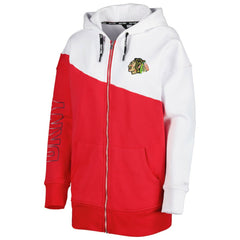 Chicago Blackhawks DKNY Sport Women's Gina Full-Zip Hoodie - Red/White | NHL sale