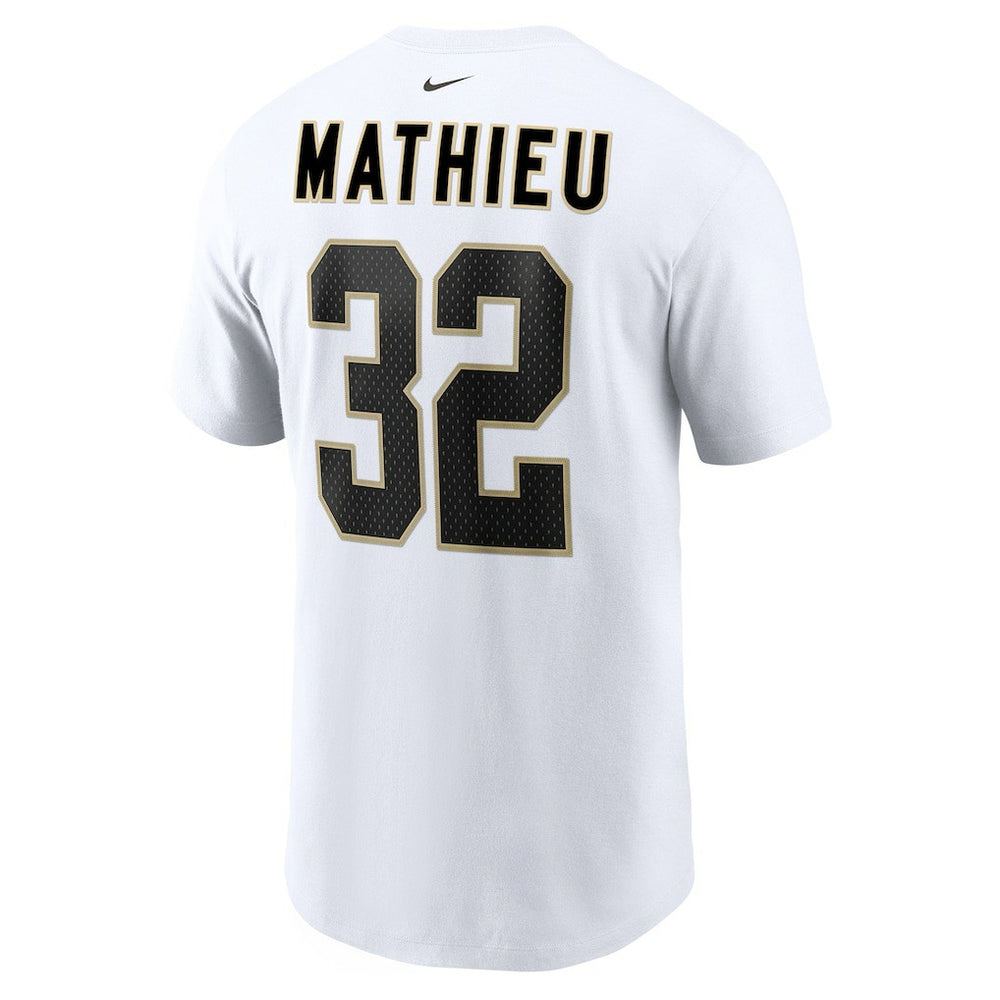 Tyrann Mathieu New Orleans Saints Player Name & Number T-Shirt - White - Nike