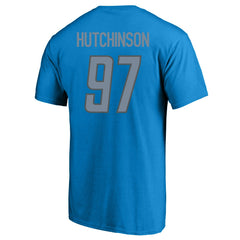 Aidan Hutchinson Detroit Lions Big & Tall Player Name & Number T-Shirt - Blue - Fanatics