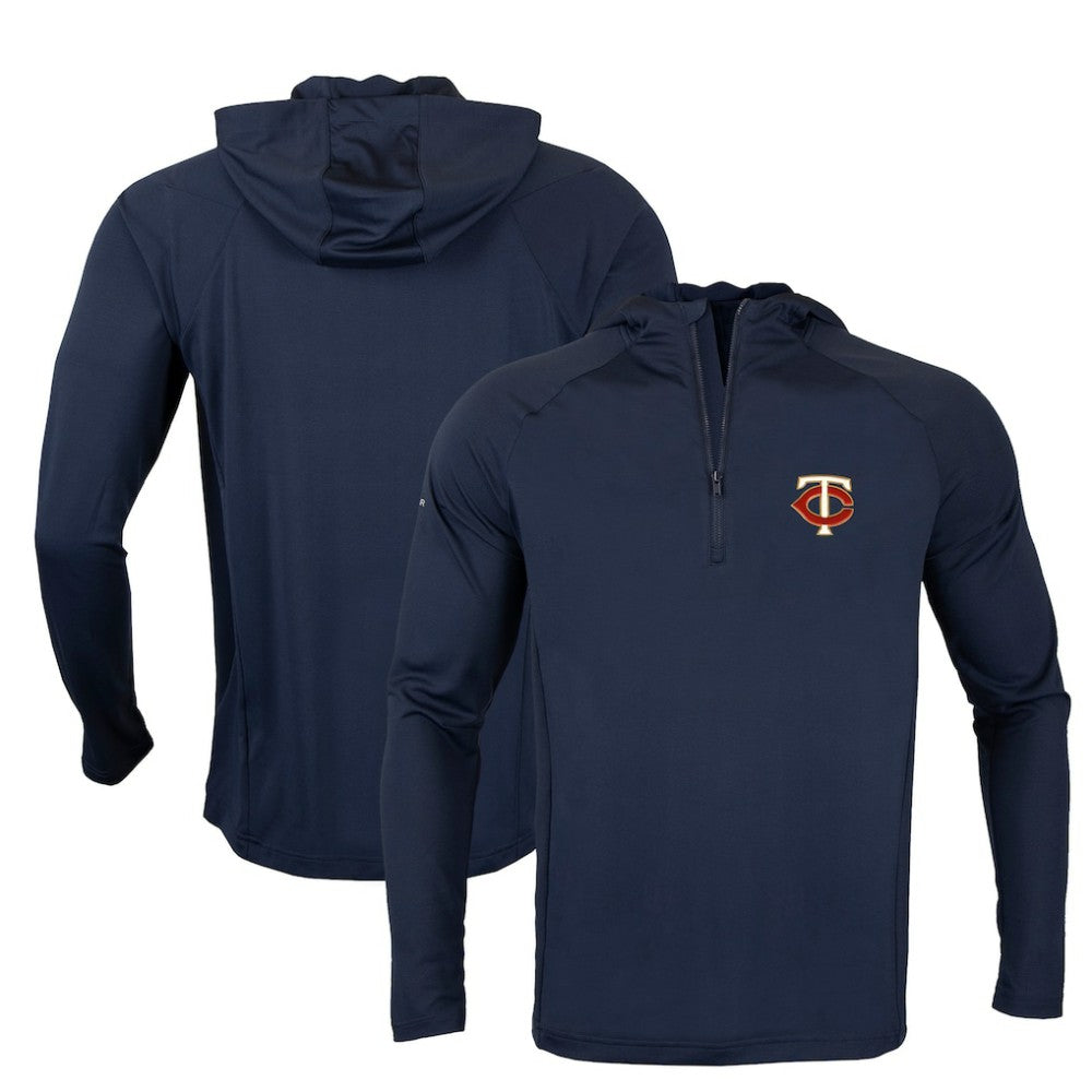 Minnesota Twins Levelwear Zander Insignia Core Quarter-Zip Pullover Hoodie for sale