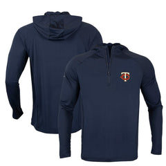 Minnesota Twins Levelwear Zander Insignia Core Quarter-Zip Pullover Hoodie for sale