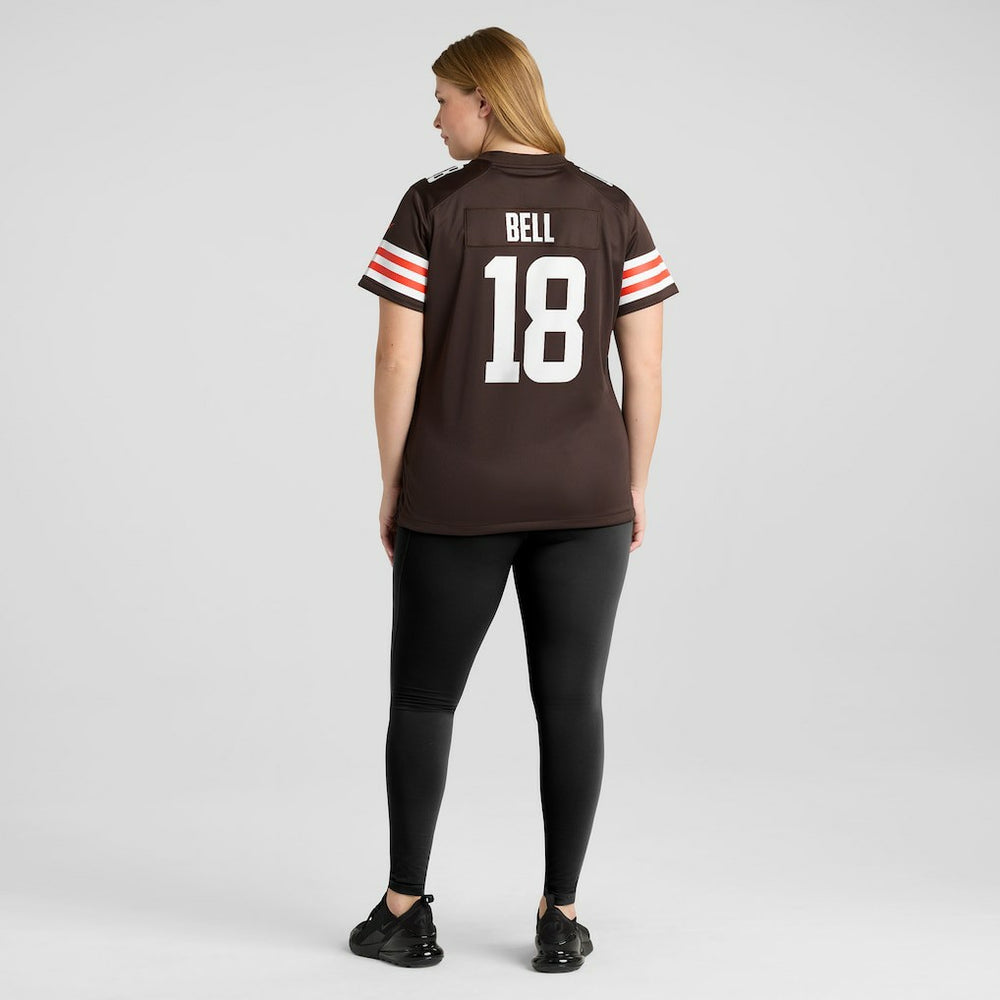 David Bell Cleveland Browns Women's Game Jersey - Brown - Nike