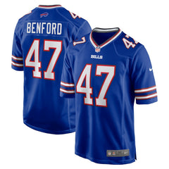 Christian Benford Buffalo Bills Game Jersey - Royal - Nike
