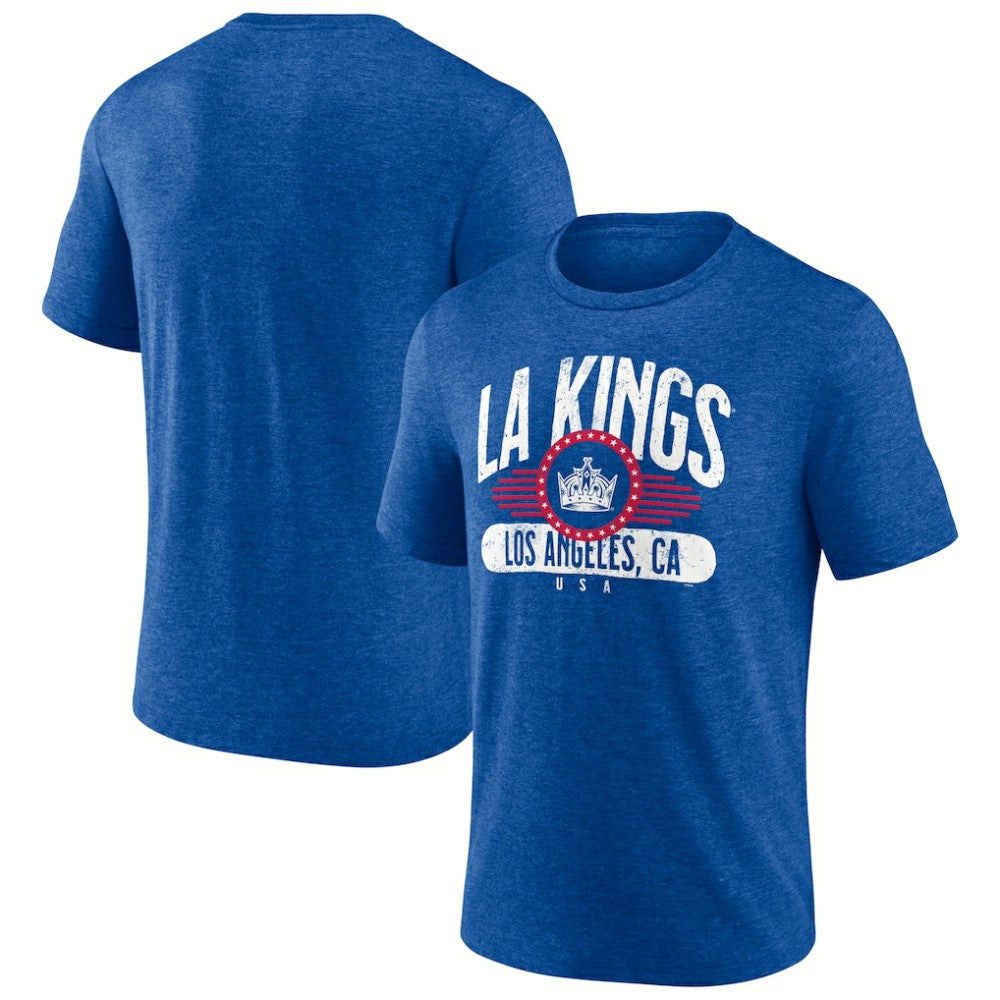 Los Angeles Kings Badge of Honor Tri-Blend T-Shirt - Royal | NHL online