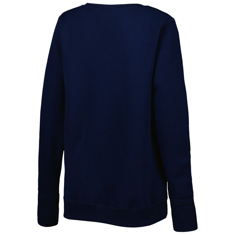 Tennessee Titans Cuce Women's Deep V-Neck Pullover Sweatshirt - Navy - NFL