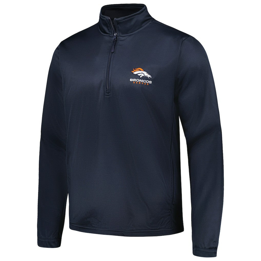 Denver Broncos Dunbrooke All-Star Tech Quarter-Zip Top - Navy - NFL