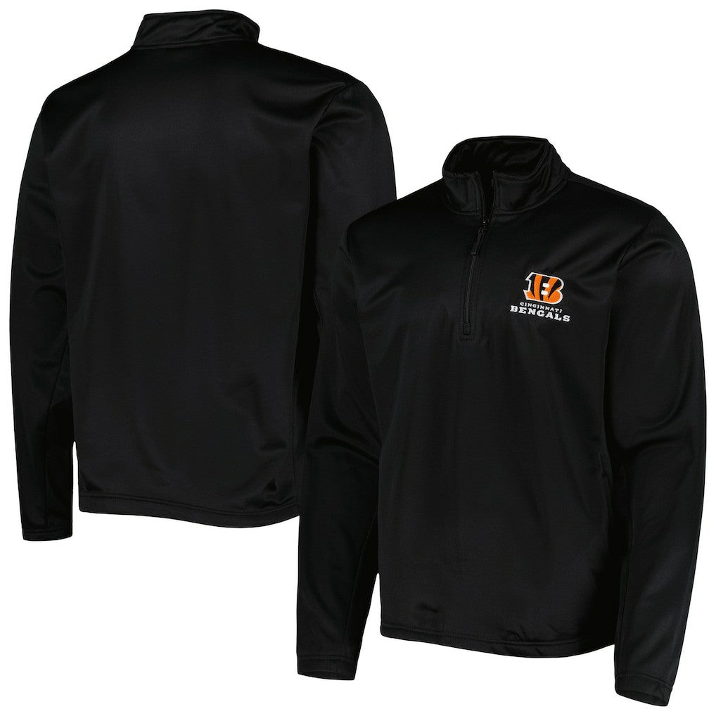 Cincinnati Bengals Dunbrooke All-Star Tech Quarter-Zip Top - Black - NFL