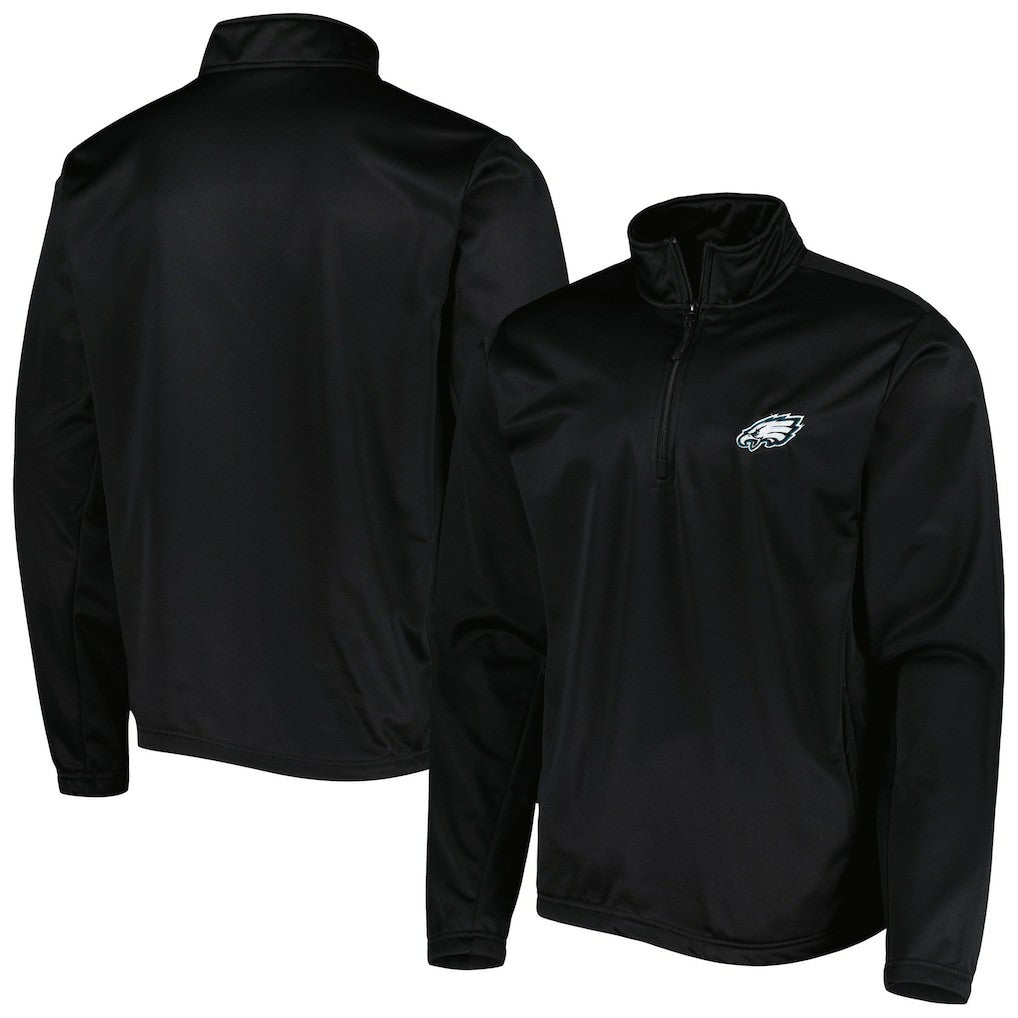 Philadelphia Eagles Dunbrooke All-Star Tech Quarter-Zip Top - Black - NFL