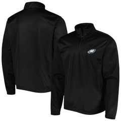 Philadelphia Eagles Dunbrooke All-Star Tech Quarter-Zip Top - Black - NFL