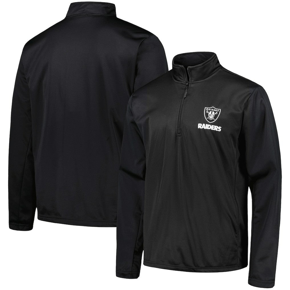 Las Vegas Raiders Dunbrooke All-Star Tech Quarter-Zip Top - Black - NFL