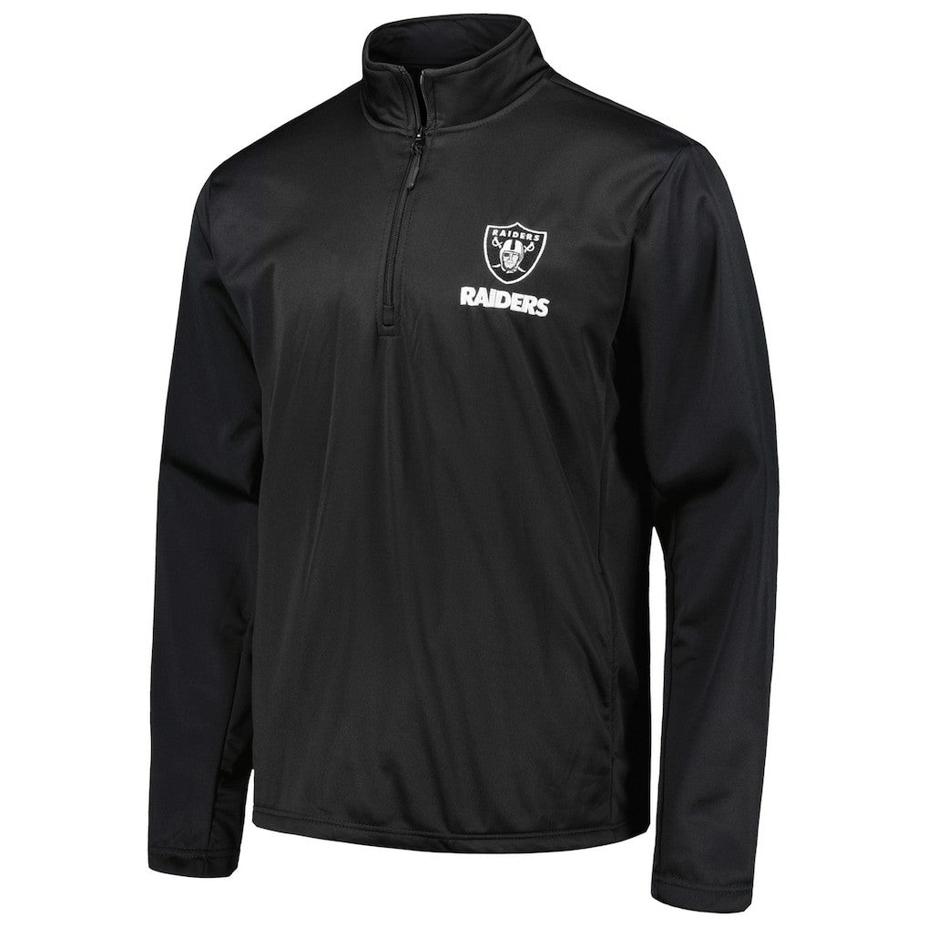 Las Vegas Raiders Dunbrooke All-Star Tech Quarter-Zip Top - Black - NFL
