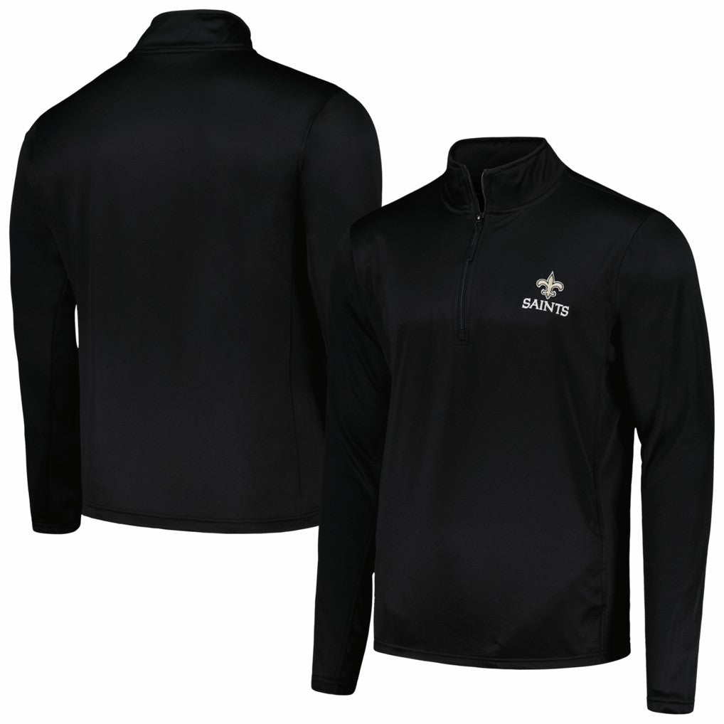 New Orleans Saints Dunbrooke All-Star Tech Quarter-Zip Top - Black - NFL