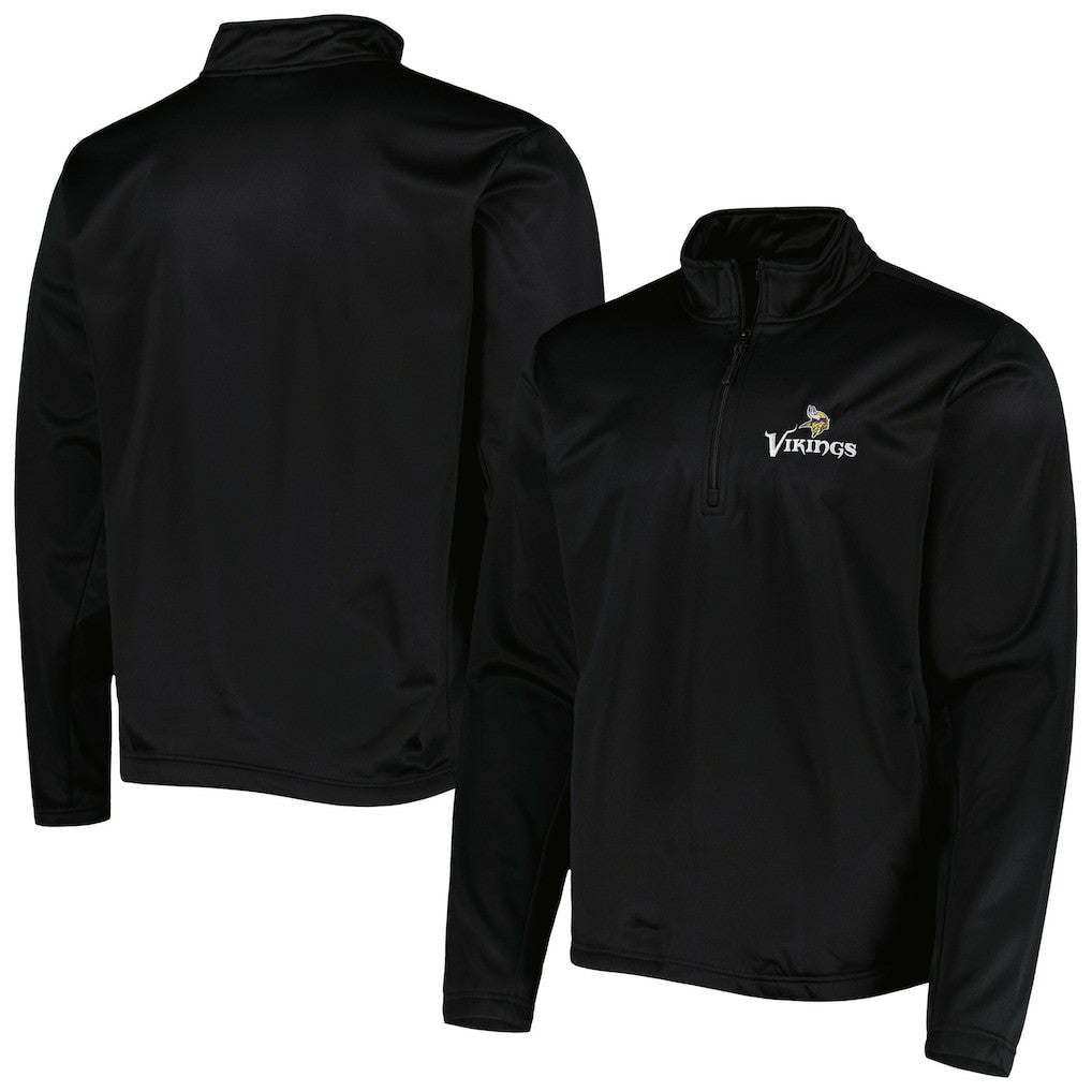 Minnesota Vikings Dunbrooke All-Star Tech Quarter-Zip Top - Black - NFL