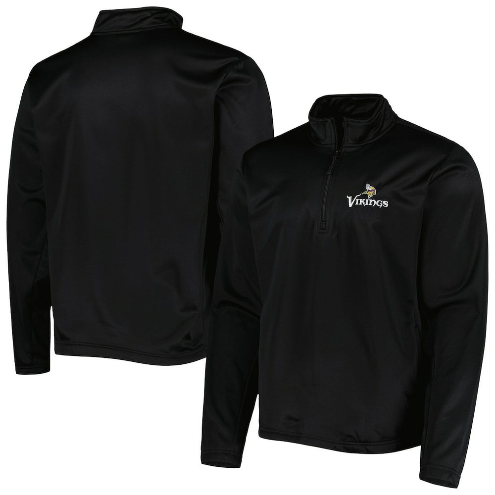 Minnesota Vikings Dunbrooke All-Star Tech Quarter-Zip Top - Black - NFL