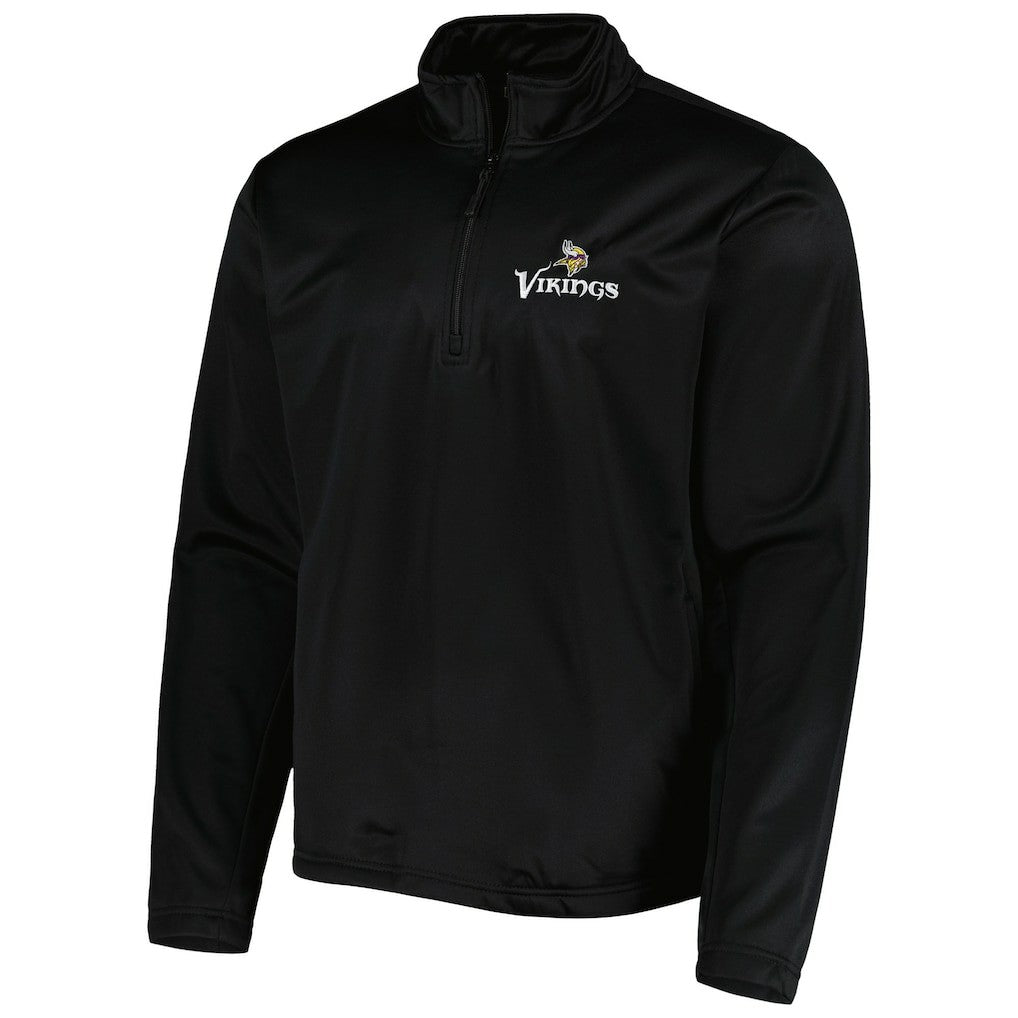 Minnesota Vikings Dunbrooke All-Star Tech Quarter-Zip Top - Black - NFL