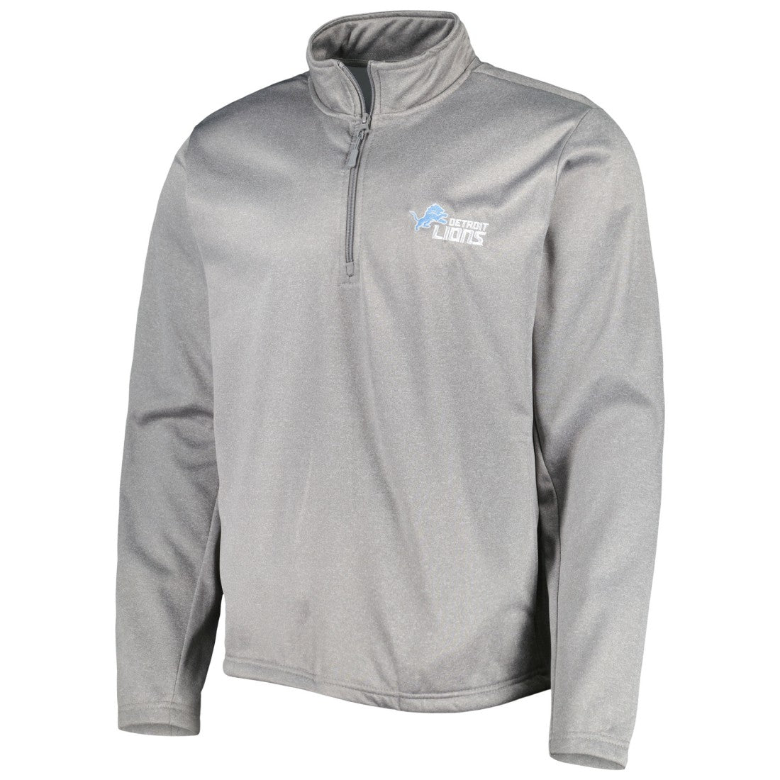 Detroit Lions Dunbrooke All-Star Tech Quarter-Zip Top - Heather Gray - NFL