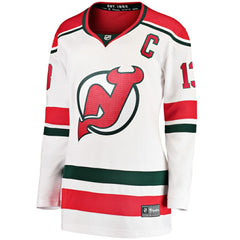 Nico Hischier New Jersey Devils Fanatics Women's Alternate Breakaway Jersey - White | Fanatics near me