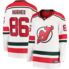 Jack Hughes New Jersey Devils Fanatics Women's Alternate Breakaway Jersey - White | Fanatics online