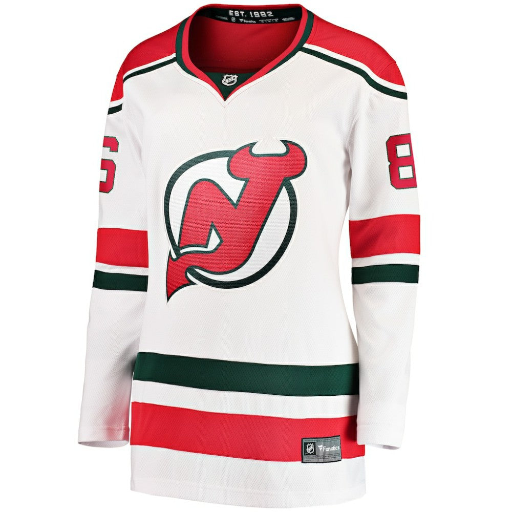 Jack Hughes New Jersey Devils Fanatics Women's Alternate Breakaway Jersey - White | Fanatics online