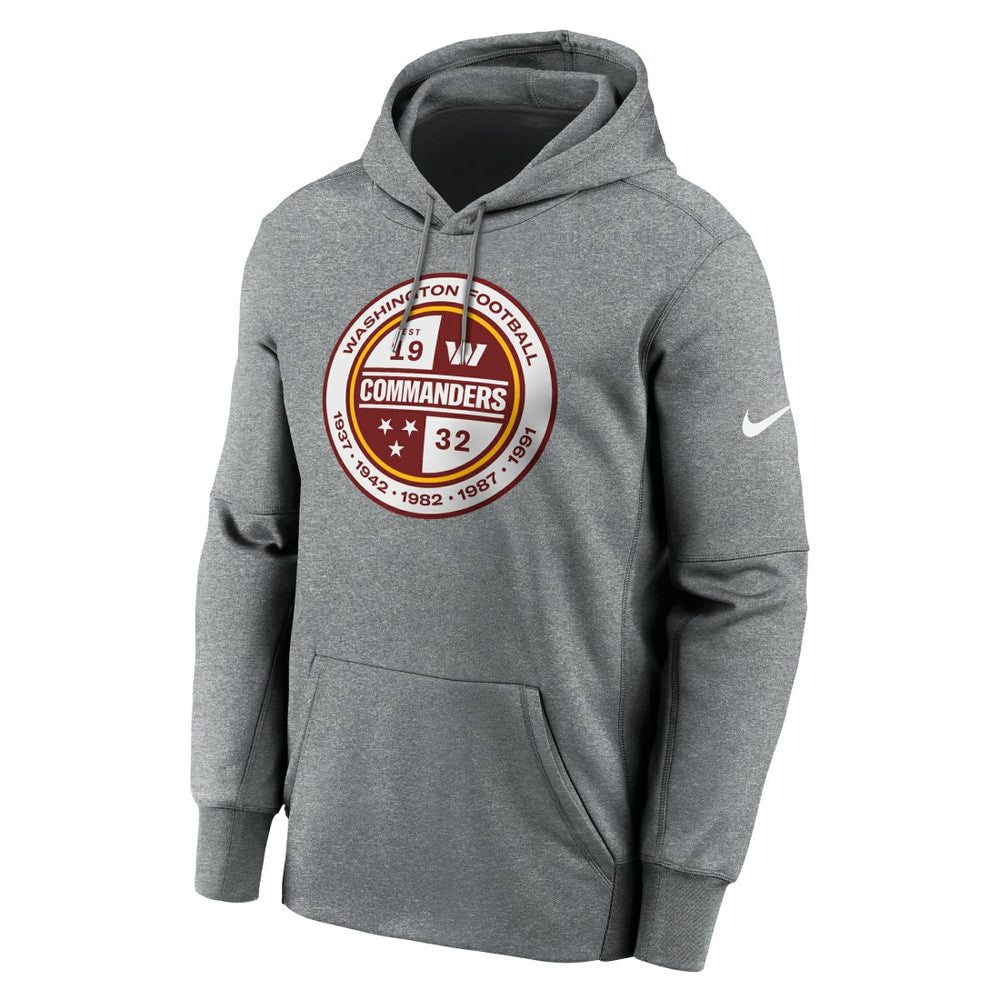 Washington Commanders Performance Pullover Hoodie - Heathered Gray - Nike