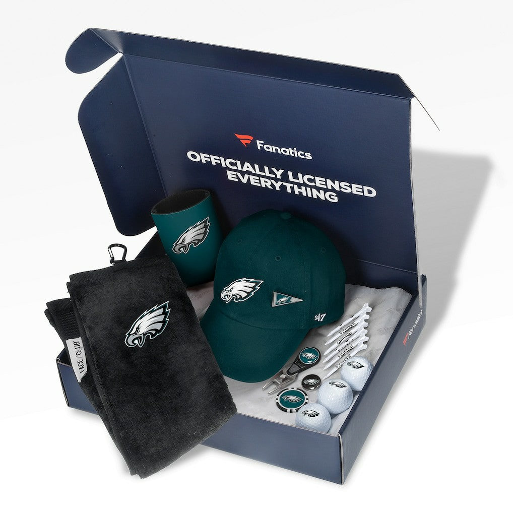 Philadelphia Eagles Pack Golf-Themed Gift Box - $105+ Value - Fanatics