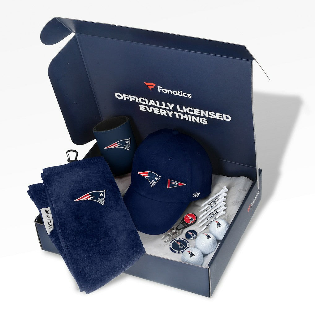New England Patriots Pack Golf-Themed Gift Box - $105+ Value - Fanatics
