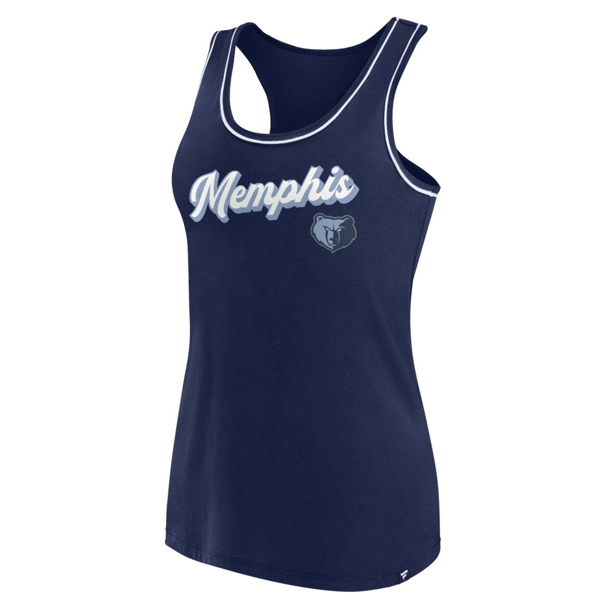 Fanatics Memphis Grizzlies Women's Wordmark Logo Racerback Tank Top Navy