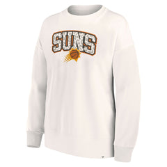 Fanatics Phoenix Suns Women's Tonal Leopard Pullover Sweatshirt White