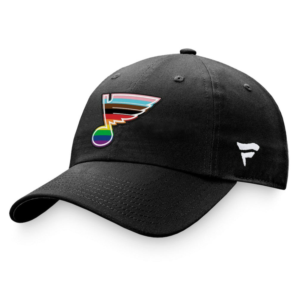 St. Louis Blues Fanatics Team Logo Pride Adjustable Hat - Black | Fanatics online