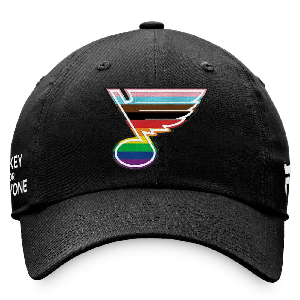 St. Louis Blues Fanatics Team Logo Pride Adjustable Hat - Black | Fanatics online