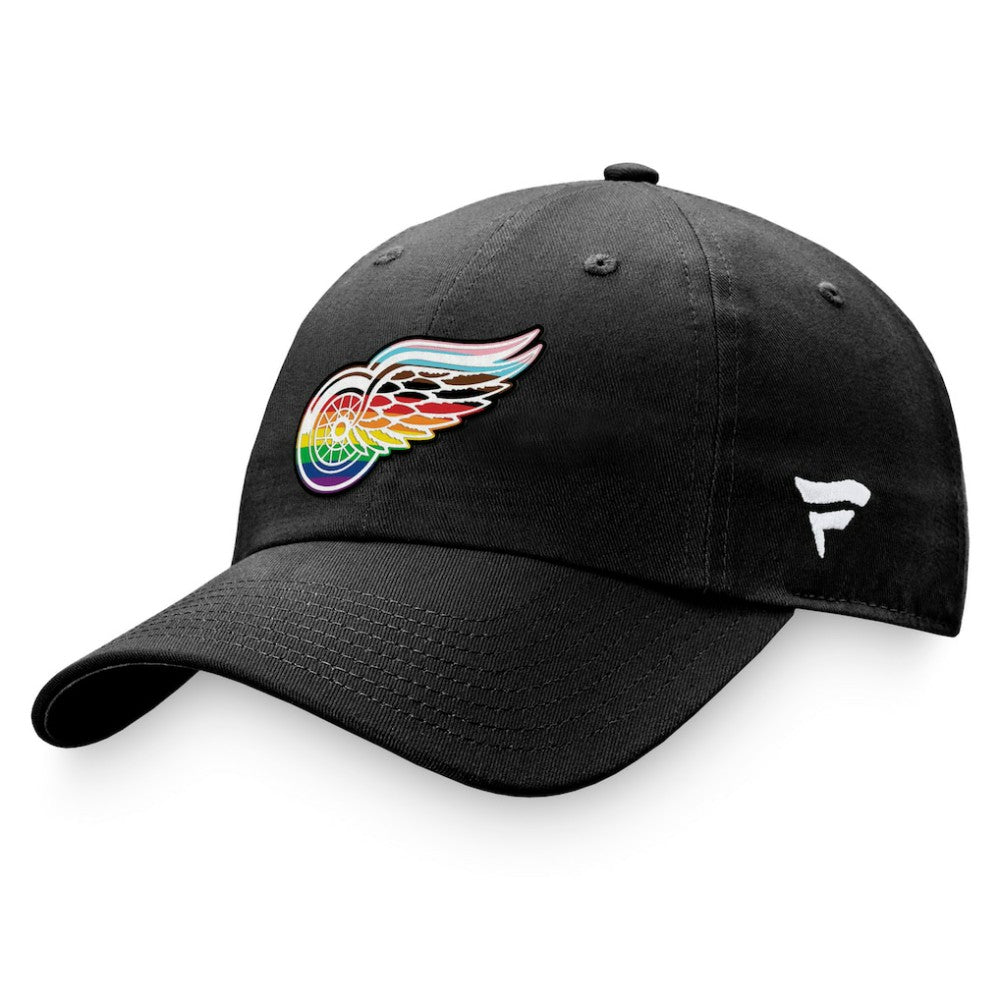 Detroit Red Wings Fanatics Team Logo Pride Adjustable Hat - Black | Fanatics near me