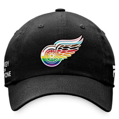 Detroit Red Wings Fanatics Team Logo Pride Adjustable Hat - Black | Fanatics near me