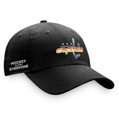 Washington Capitals Fanatics Team Logo Pride Adjustable Hat - Black | Fanatics Clearance