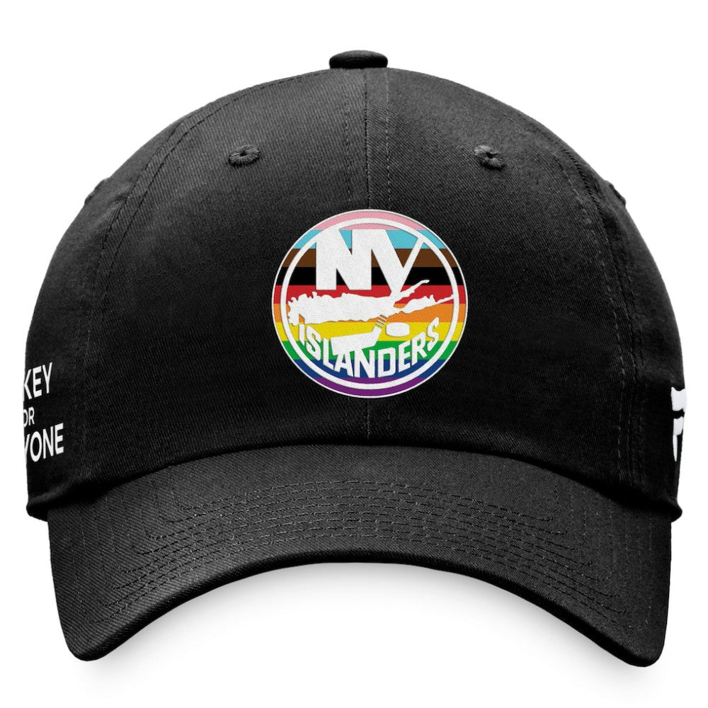 New York Islanders Fanatics Team Logo Pride Adjustable Hat - Black | Fanatics near me