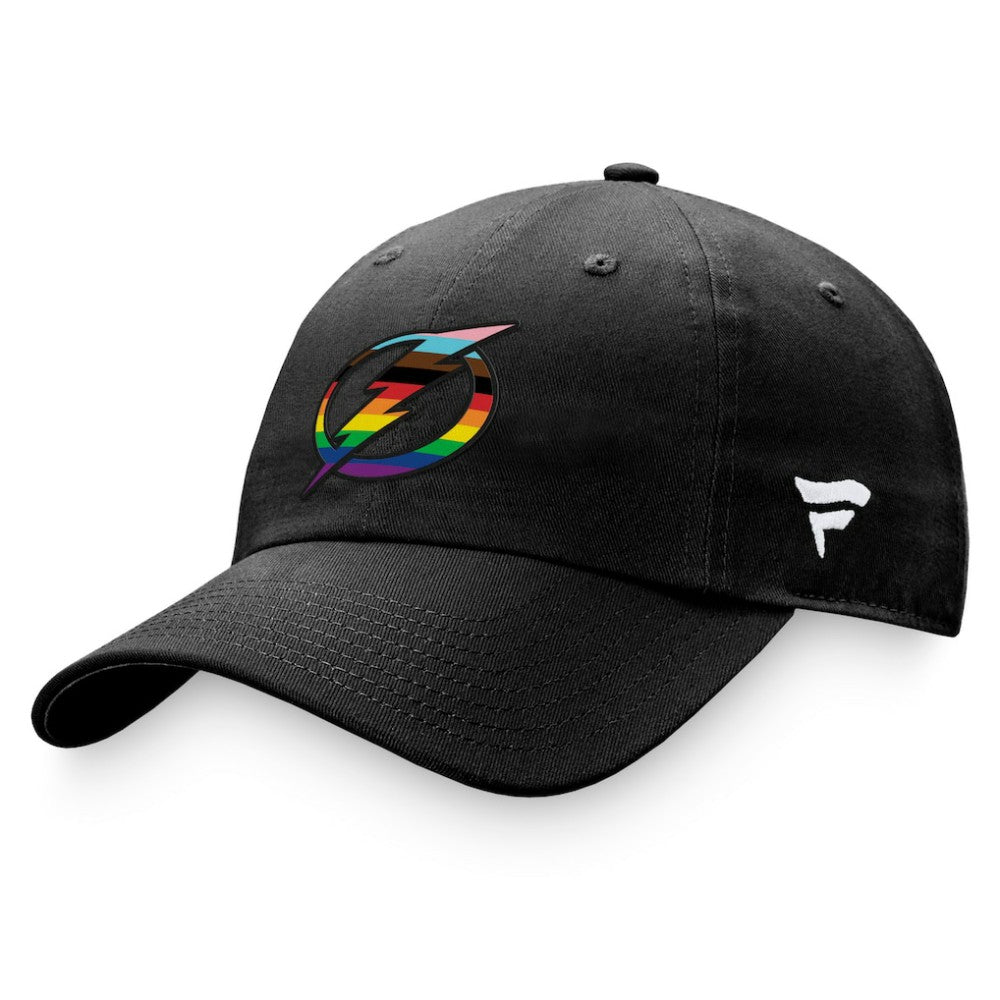 Tampa Bay Lightning Fanatics Team Logo Pride Adjustable Hat - Black | Fanatics sale