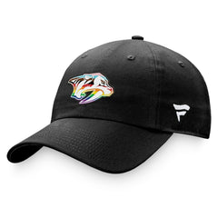 Nashville Predators Fanatics Team Logo Pride Adjustable Hat - Black | Fanatics near me