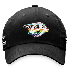 Nashville Predators Fanatics Team Logo Pride Adjustable Hat - Black | Fanatics near me