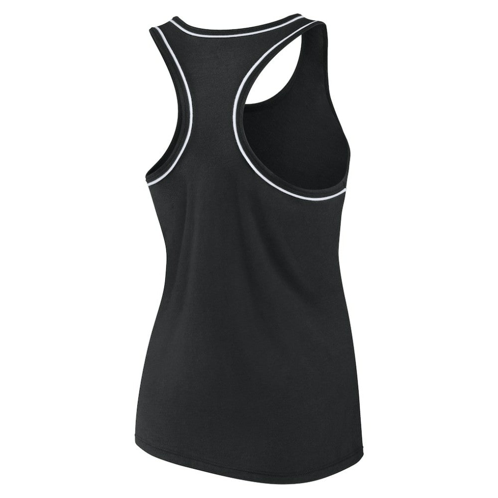 New Jersey Devils Fanatics Women's Wordmark Logo Racerback Scoop Neck Tank Top - Black | Fanatics on sale