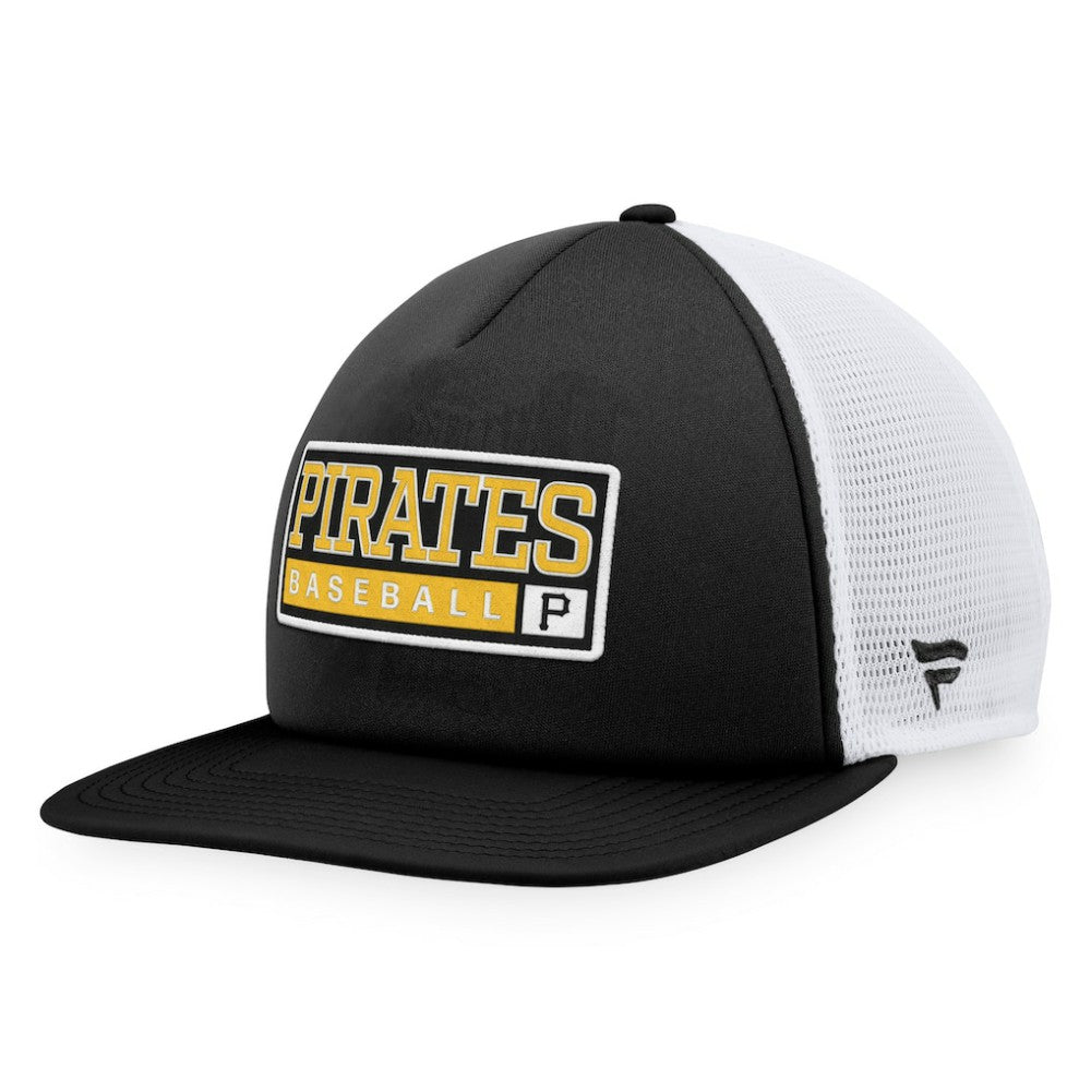 Pittsburgh Pirates Majestic Foam Trucker Snapback Hat for sale