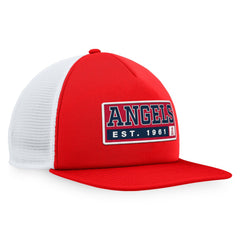 Los Angeles Angels Majestic Foam Trucker Snapback Hat Discount