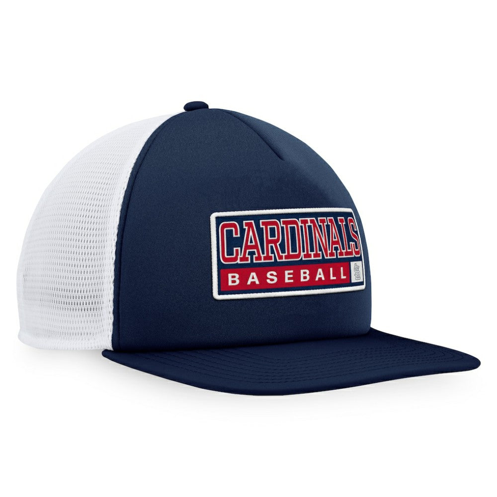 St. Louis Cardinals Majestic Foam Trucker Snapback Hat Discount