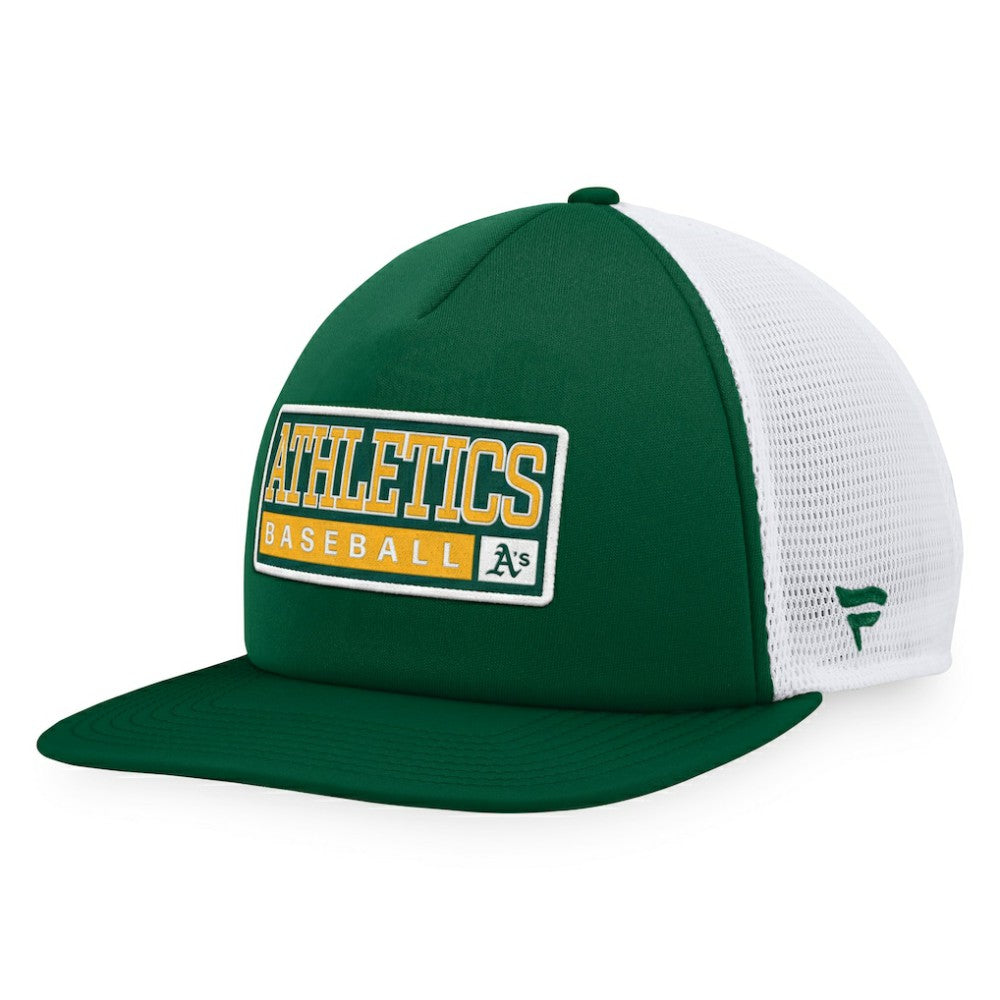 Athletics Majestic Foam Trucker Snapback Hat Near Me