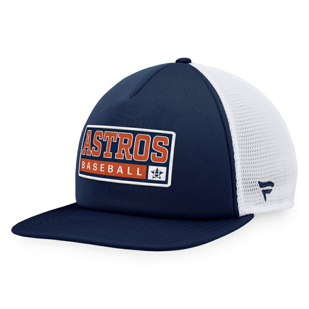 Houston Astros Majestic Foam Trucker Snapback Hat Discount