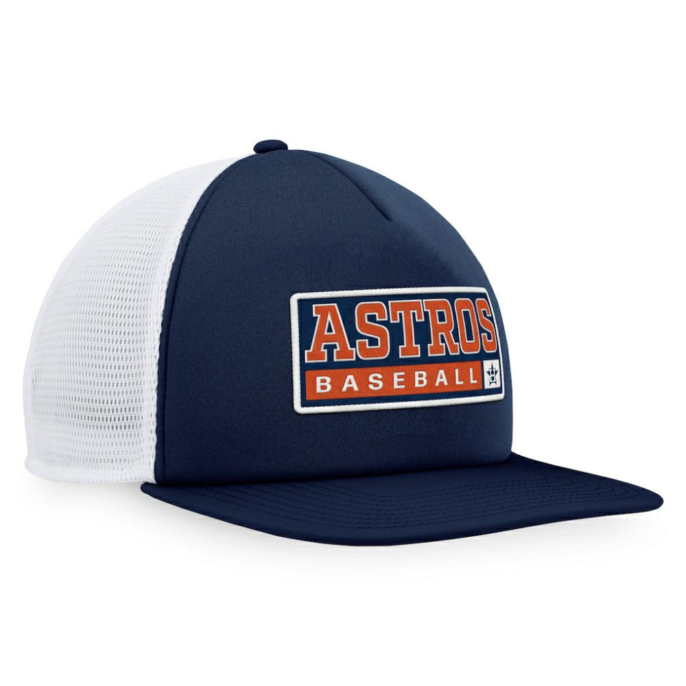 Houston Astros Majestic Foam Trucker Snapback Hat Discount