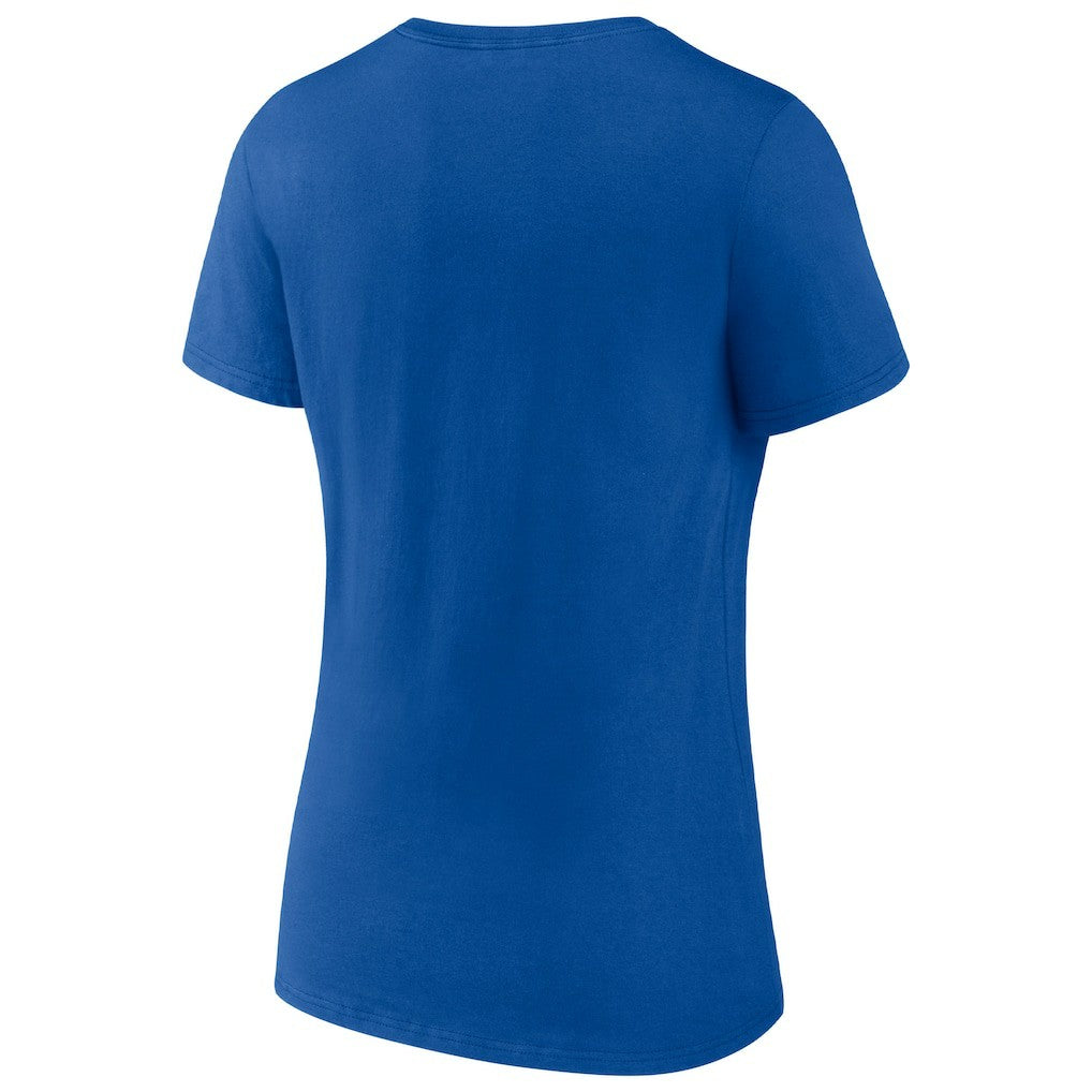 Fanatics Dallas Mavericks Women's Hometown Collection All In V-Neck T-Shirt Blue