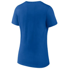 Fanatics Dallas Mavericks Women's Hometown Collection All In V-Neck T-Shirt Blue