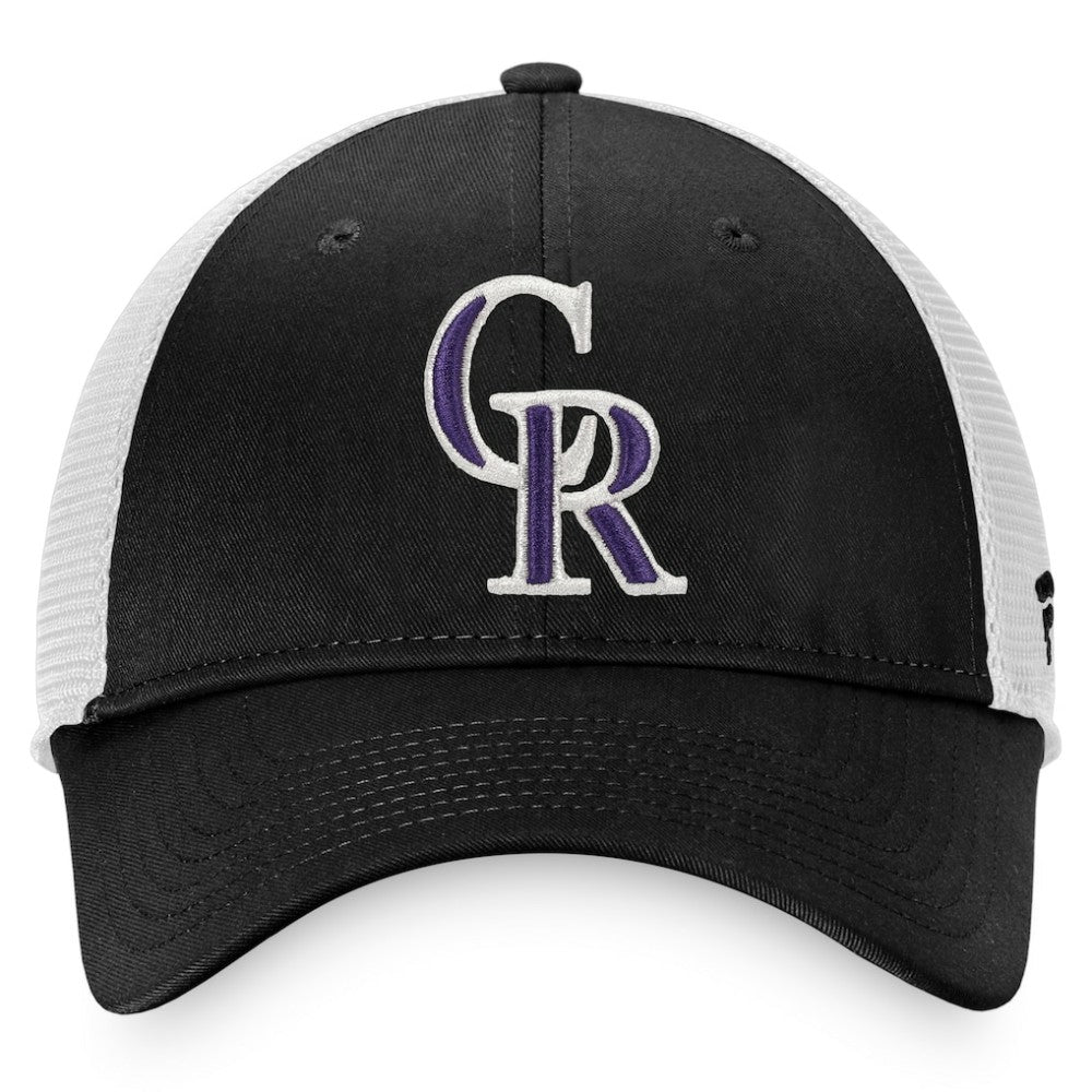 Colorado Rockies Fanatics Cooperstown Collection Core Trucker Snapback Hat Sale