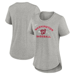 Washington Nationals Nike Women's Hot Prospect Tri-Blend T-Shirt Discount