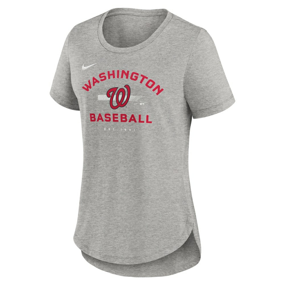 Washington Nationals Nike Women's Hot Prospect Tri-Blend T-Shirt Discount